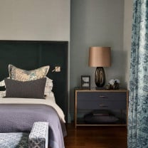 Porta Romana Coffee Bean Table Lamp on Side Table