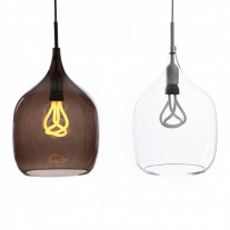 Decode Vessel Large Pendant Smoke and Clear