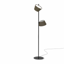 Marset Tam Tam P2 Floor Lamp Brown Grey