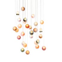 Bocci 28 Series Chandelier - 28.28 with Coloured Glass