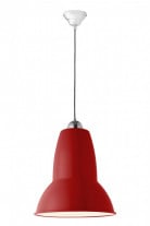 Anglepoise Original 1227 Giant Pendant Light Crimson Red Gloss Finish