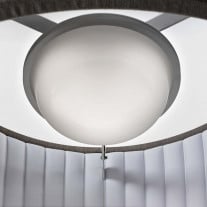 Close up of Luceplan Silenzio LED Suspension Light Source