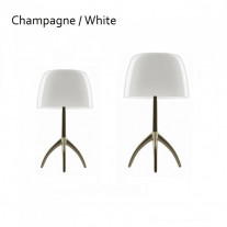Foscarini Lumiere Table Lamp Champagne / White