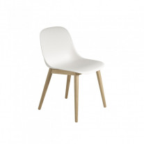 Muuto Fiber Sidechair Normal Shell - Natural white/oak