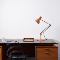 Anglepoise Type 75 Margaret Howell Table Lamp Sienna on Desk