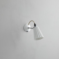 Original BTC Hector Pleat Wall Light Small Off