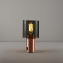 Original BTC Walter Table Lamp Size 1 Copper/Anthracite