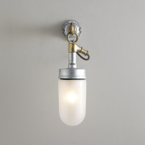 Original BTC Well Glass Wall Light Frosted
