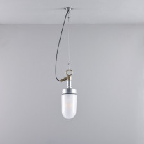 Original BTC Well Glass Pendant Frosted Off