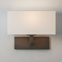 Astro Park Lane Grande Wall Light Bronze with white shade