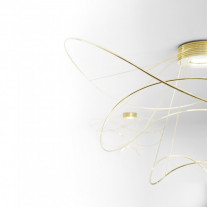 Axolight Hoops LED Ceiling Light Gold