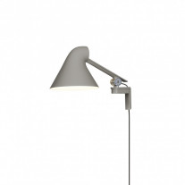 Louis Poulsen NJP LED Wall Lamp Light Grey