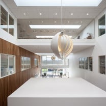 Verpan Moon Pendant in Office