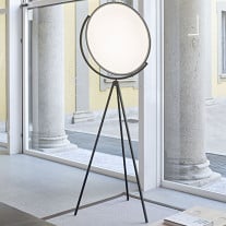 Flos Superloon LED Floor Lamp Black