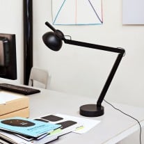 HAY PC LED Double Arm Table Lamp Soft Black