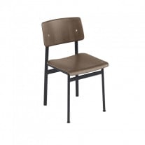 Muuto Loft Chair Black/Stained Dark Brown