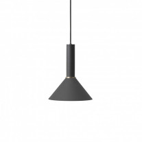 ferm LIVING Collect Pendant Cone High Black Socket with Black Shade