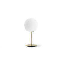 Audo Copenhagen TR Bulb Table Lamp Brushed Brass / Shiny Opal Shade