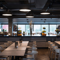 Zero Umbrella LED Pendant Light Lifestyle Dining Area