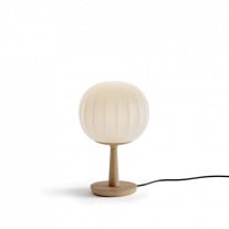 Small Lita Stemmed Table Lamp in Ash Wood