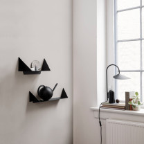 Ferm Living Arum Table Lamp Black on Window