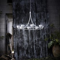 Porta Romana Compton Chandelier White