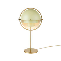 Gubi Multi-Lite Table Lamp Brass Desert Sage