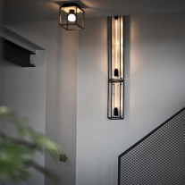 White Marble Buster + Punch Caged 2.0 XL Ceiling/Wall Light