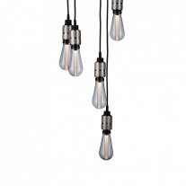 Buster + Punch Hooked 6.0 Nude Chandelier - Steel with Crystal Bulb
