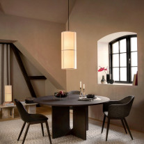 Audo Copenhagen Hashira Pendant Over Dining Area