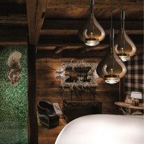 Lodes Sky-Fall LED Pendant Glossy Bronze