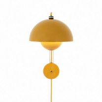 &Tradition Flowerpot VP8 Wall Light Mustard