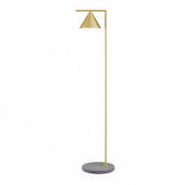 Captain Flint LED Outdoor Floor Lamp Brass