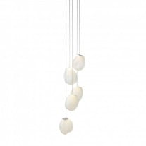 Bocci 73V Series Multi 5 Pendants Opaque Blue 1