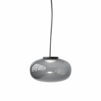 New Works Karl-Johan LED Pendant Large Smoked Glass