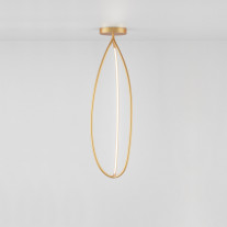 Artemide Arrival LED Ceiling Light App Compatible 130 Gold