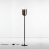 Artemide Gople Floor Lamp Bronze Shade / Silver Base