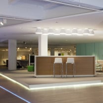 Artemide Nur Mini Ceiling Light Lifestyle Workplace