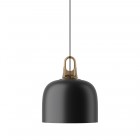 Lodes JIM Bell Pendant Honey Hook/Matte Black 9005 Diffuser