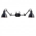 DCW éditions Lampe Gras 204 Double Wall Light Black/Copper Interior