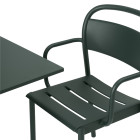 Close Up of Muuto Linear Steel Armchair