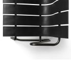 Close Up of Black Mater Ocean Bench