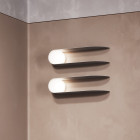 White Fabbian Comet Wall Lights