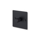 Buster and Punch 1G Modular Dimmer Switch - Black Cross