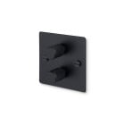 Buster and Punch 2G Modular Dimmer Switch Black Cross