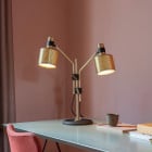 Bert Frank Riddle Double Table Lamp Lifestyle Desk