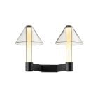 Marset Fragile A2 Wall Light Black - Cone