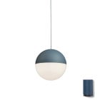Flos String Light Sphere LED Pendant Blue Floor Switch