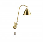 Bestlite BL6 Wall Light Shiny Brass Shade/Brass Base