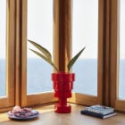 Red Kartell Sottsass Calice Vase